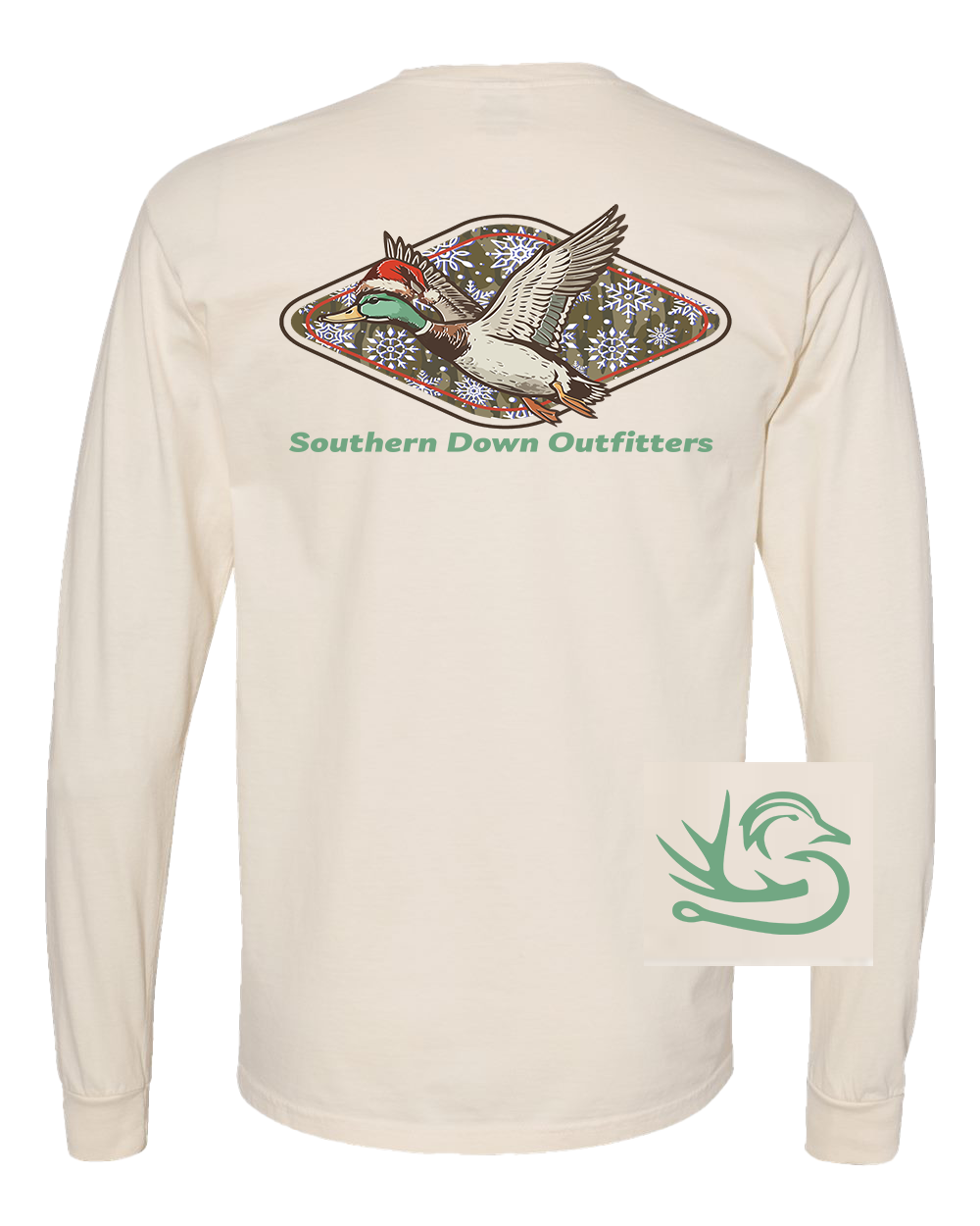 Christmas Mallard Long Sleeve Tee