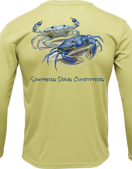 Blue Crabs UPF Fishing Shirt