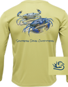 Blue Crabs UPF Fishing Shirt