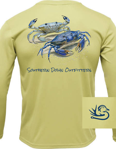 Blue Crabs UPF Fishing Shirt