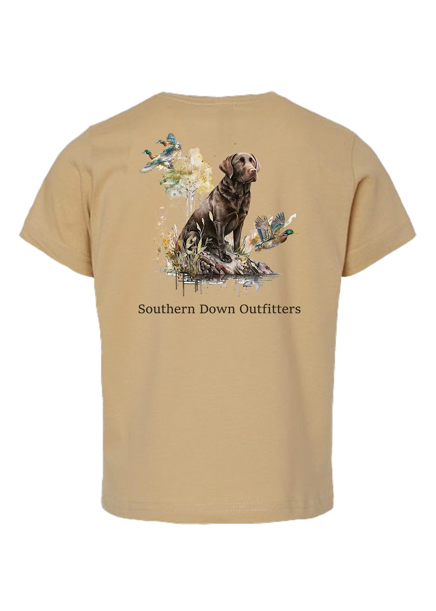 Chocolate Lab Toddler Tee