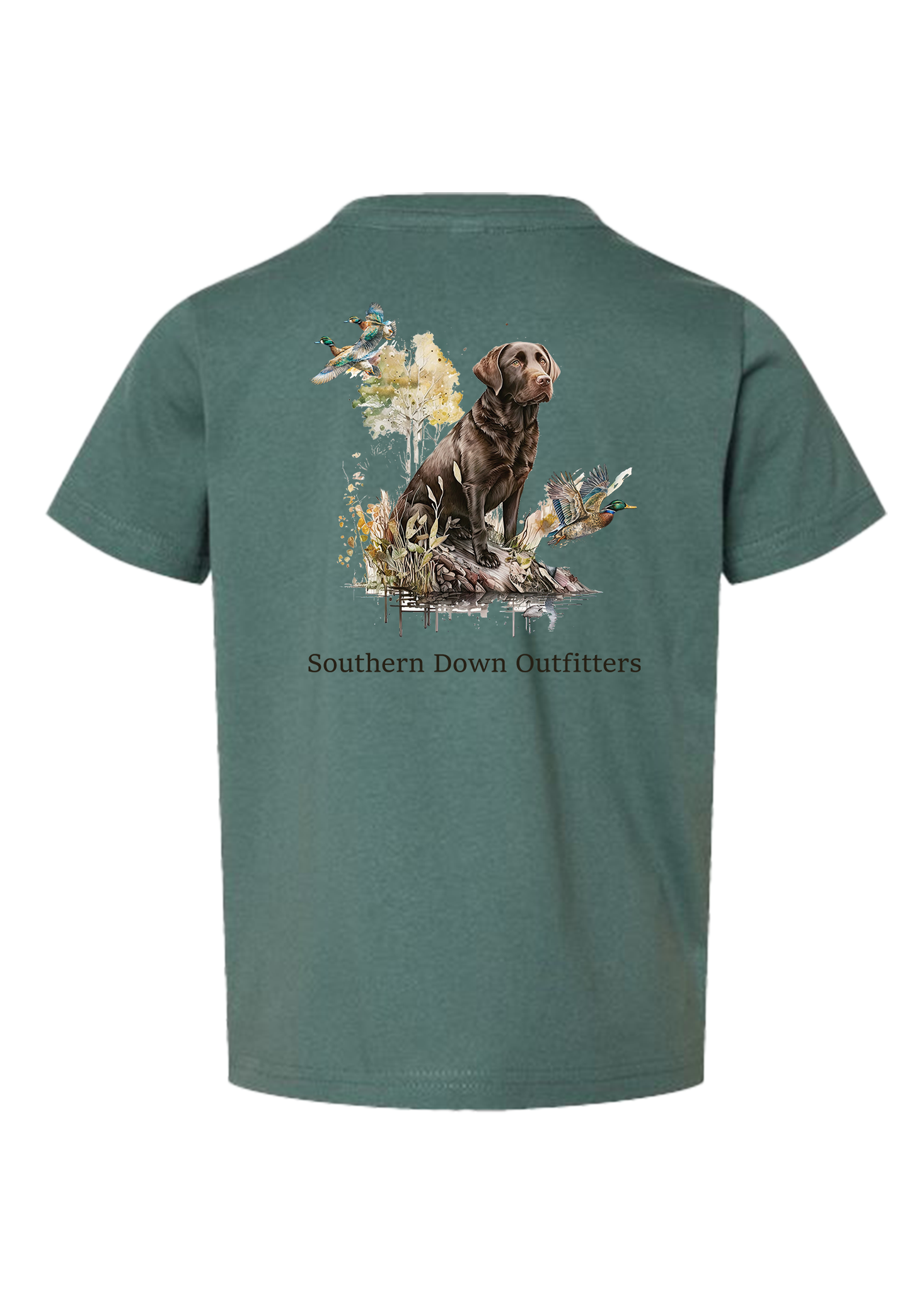 Chocolate Lab Toddler Tee