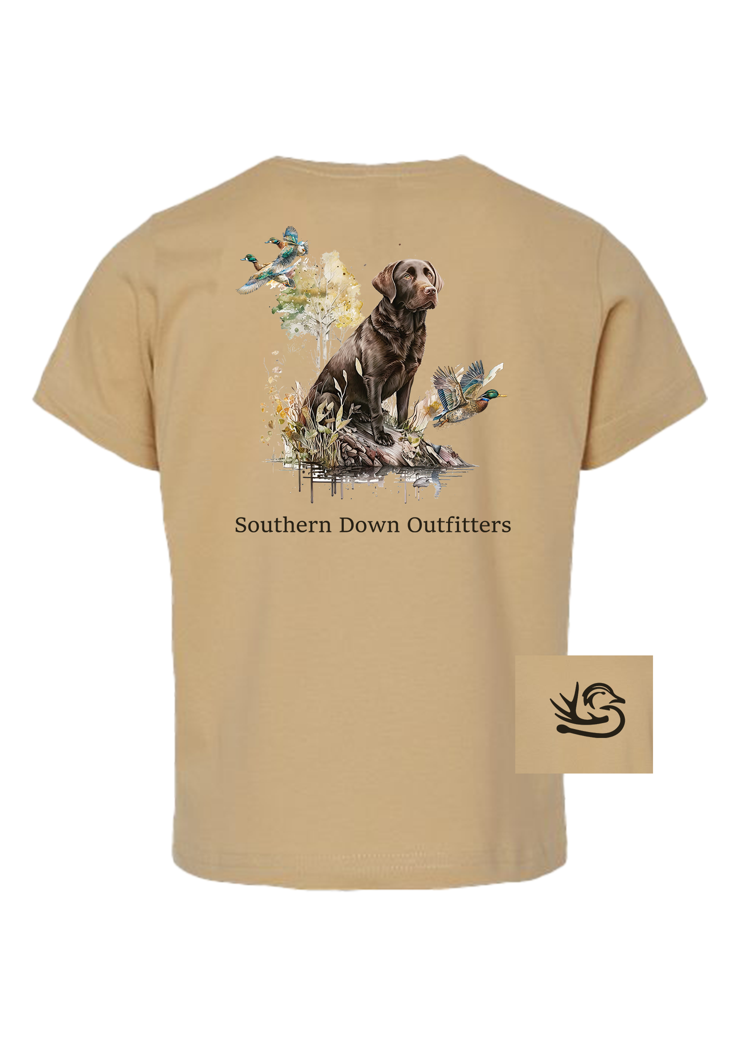 Chocolate Lab Toddler Tee