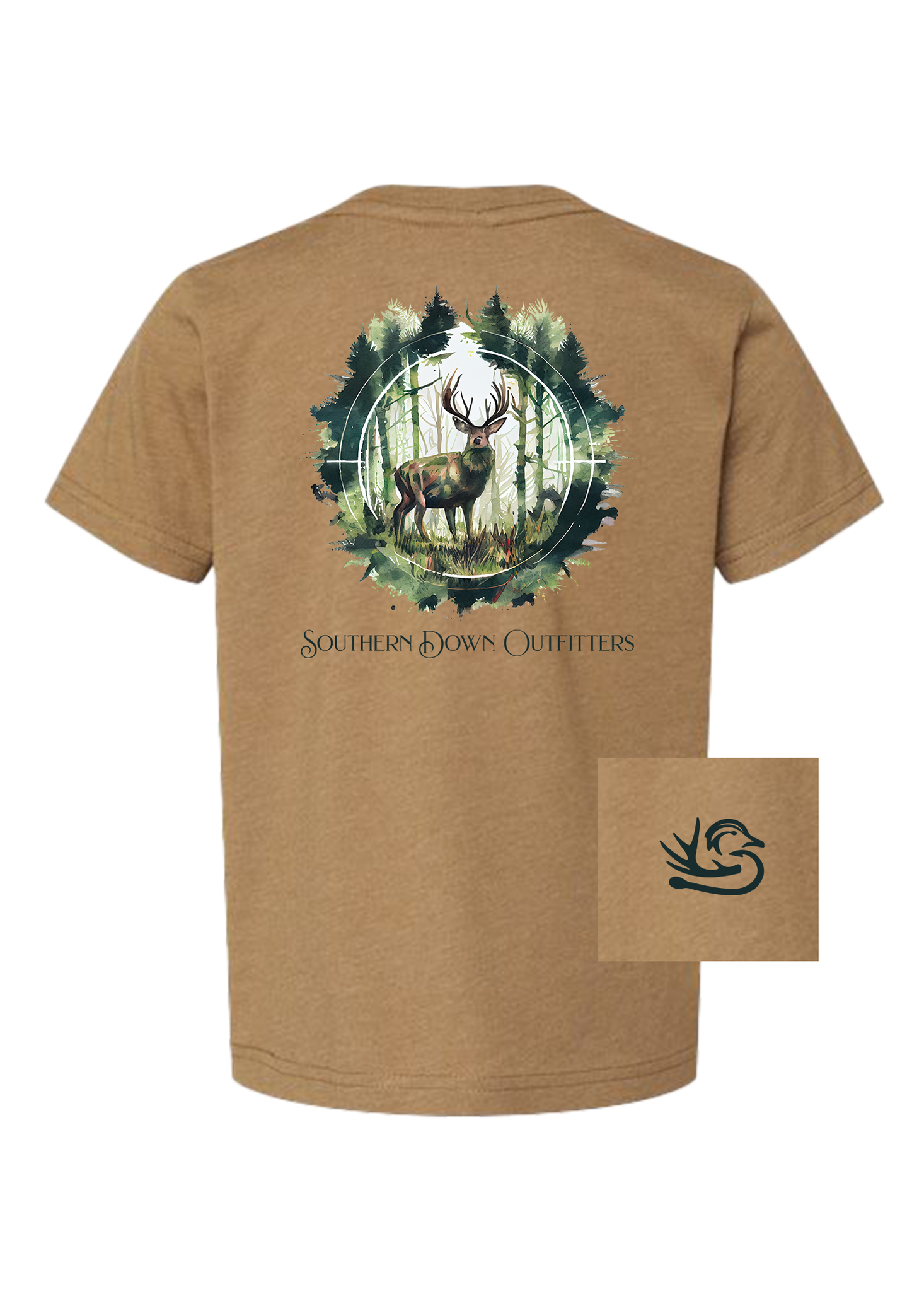 Deer Crosshair Toddler Tee