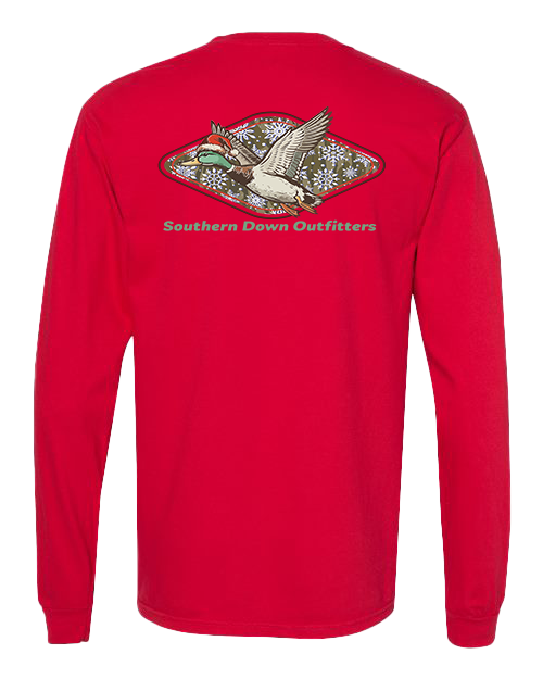 Christmas Mallard Long Sleeve Tee