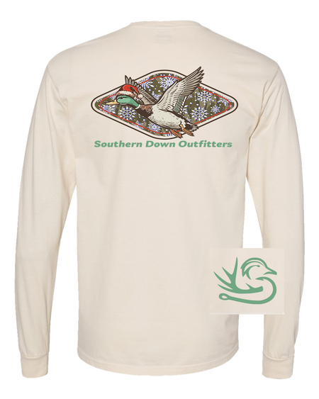 Christmas Mallard Long Sleeve Tee