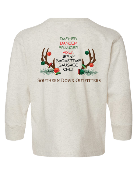 Christmas - Dasher Dancer Toddler LS Tee