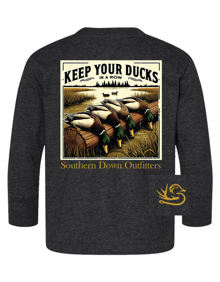 Ducks in a Row Toddler LS Tee