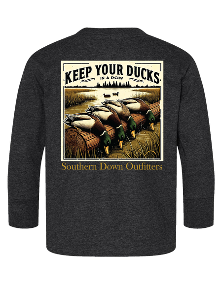 Ducks in a Row Toddler LS Tee