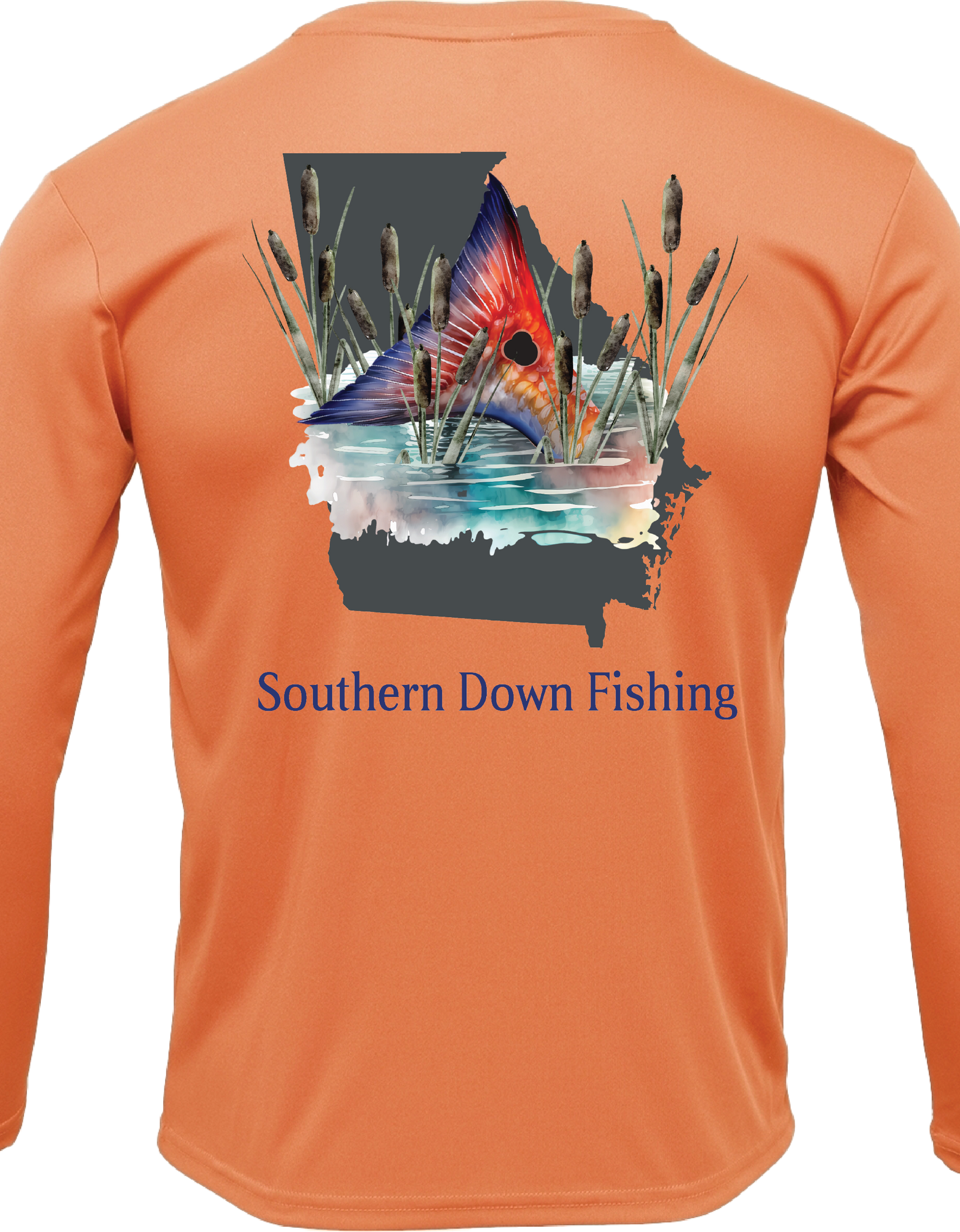 Georgia Redfish UPF Fishing Shirt