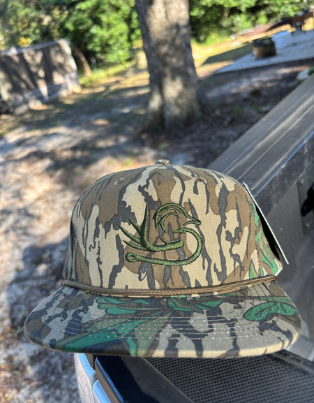 Mossy Oak Green Leaf SDO Logo Rope Hat