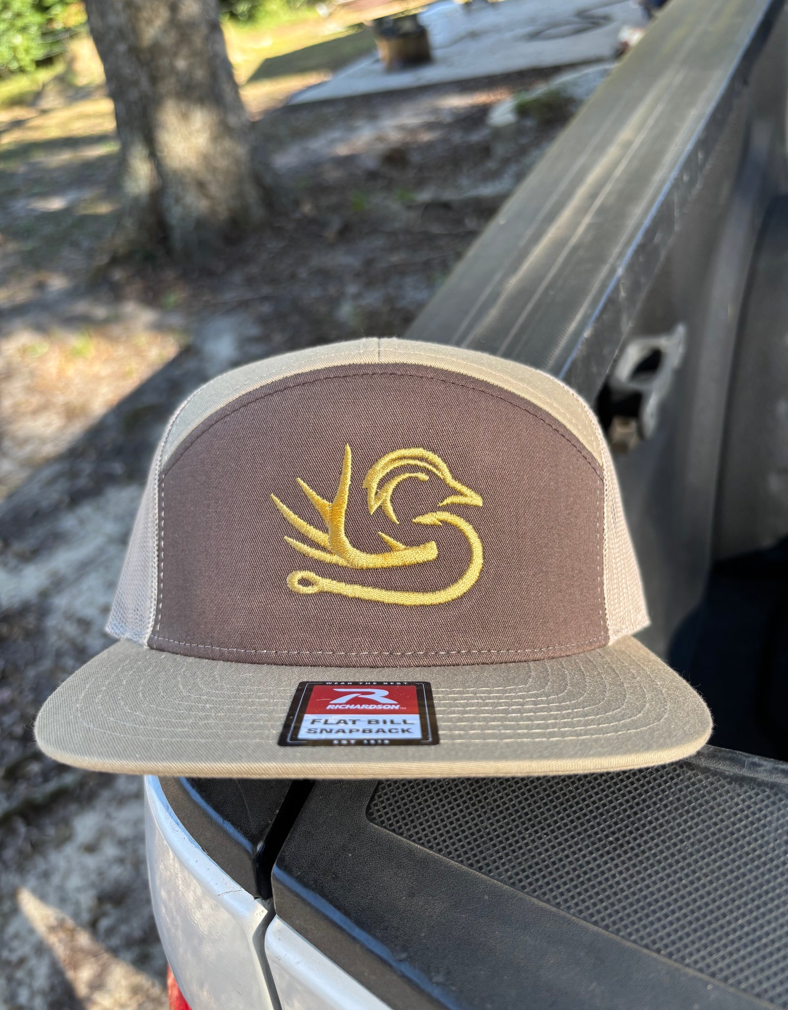 SDO Logo Brown/Khaki 7 Panel Hat