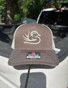 Southern Down Outfitters Richardson Chocolate Chip Ivory Logo Hat