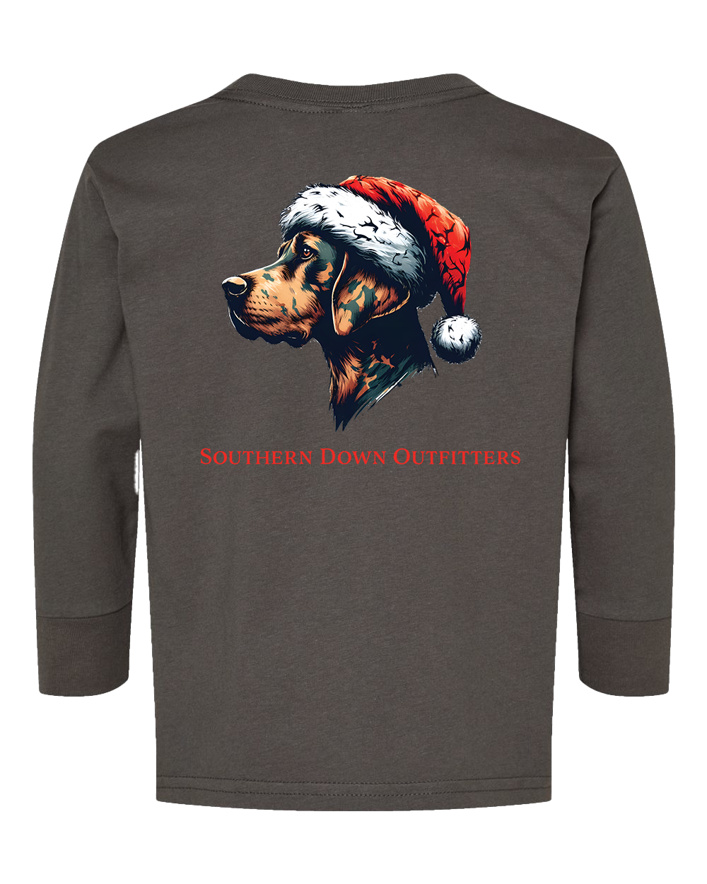 Christmas - Santa Dog Toddler LS Tee