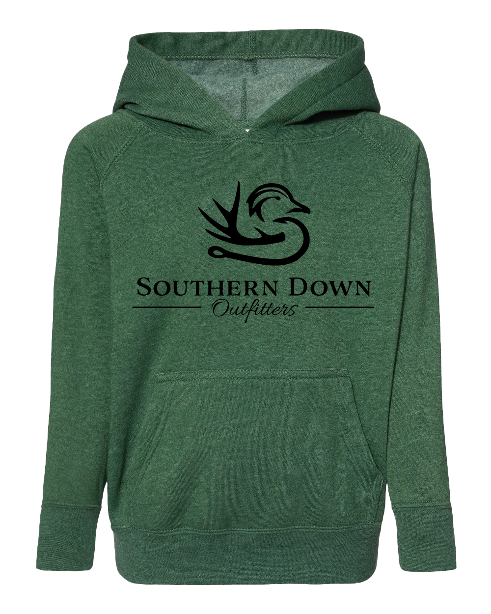 Hoodie - TODDLER  Moss Green Classic Logo