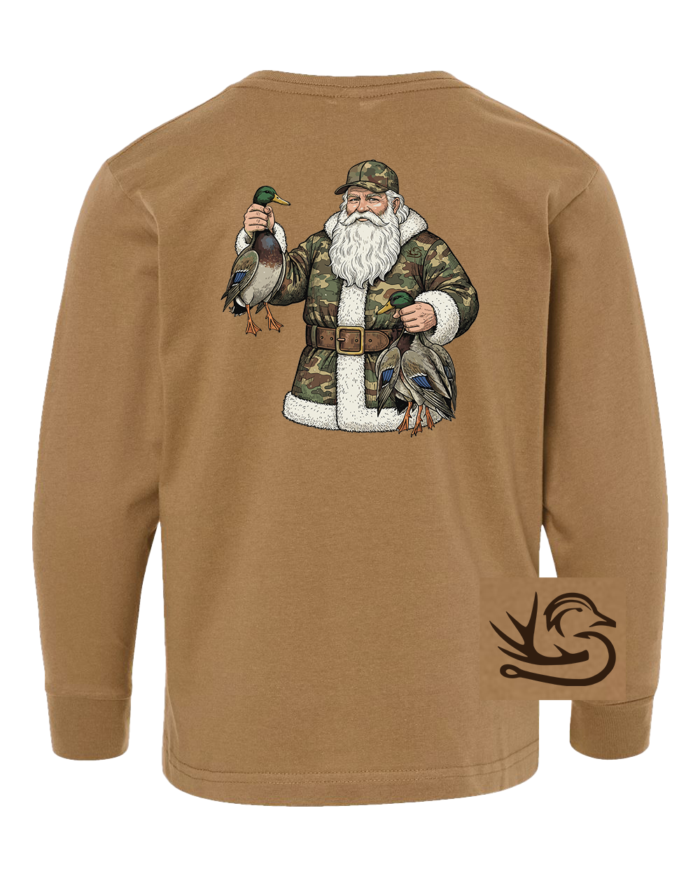 Santa's Ducks Youth Long Sleeve Tee