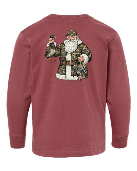 Santa's Ducks Youth Long Sleeve Tee
