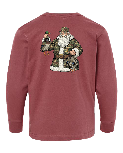Santa's Ducks Youth Long Sleeve Tee