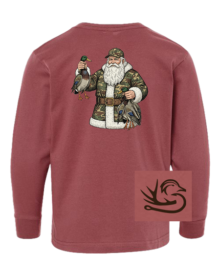 Santa's Ducks Youth Long Sleeve Tee