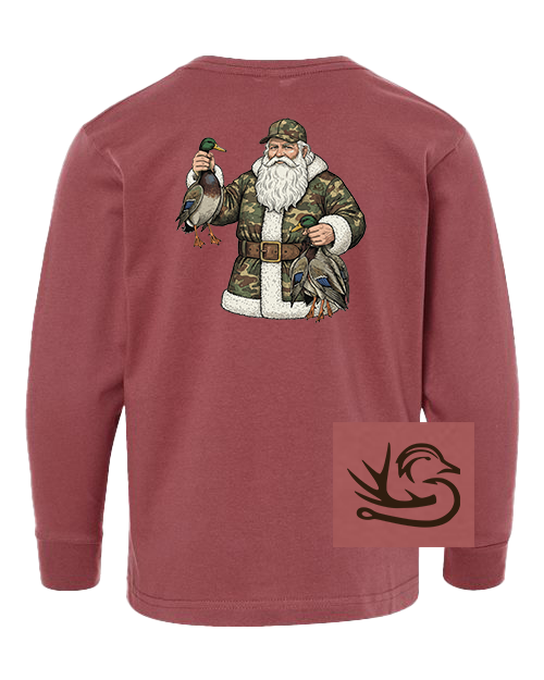 Santa's Ducks Youth Long Sleeve Tee
