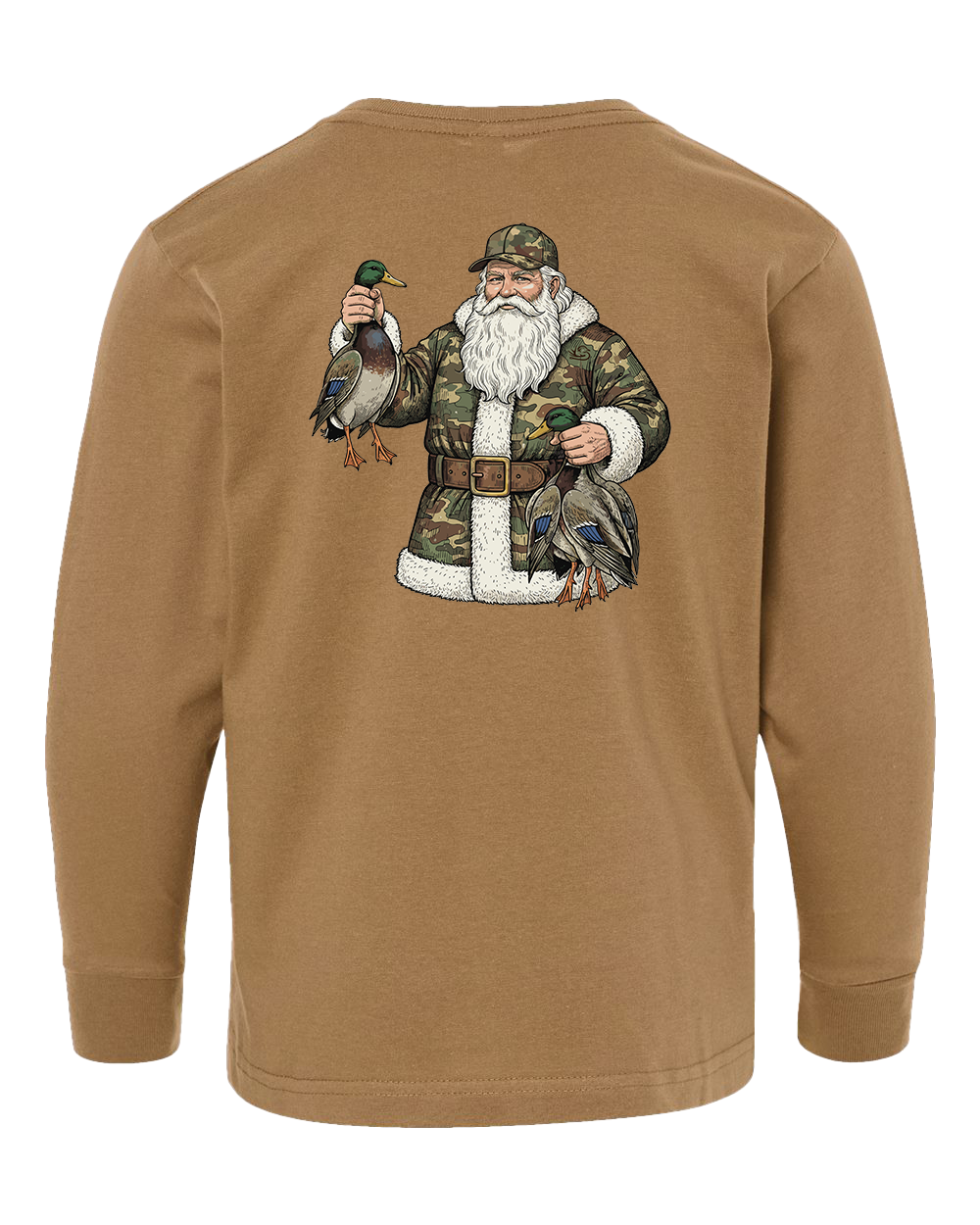 Santa's Ducks Youth Long Sleeve Tee