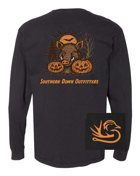 Spooky Hog Long Sleeve Tee