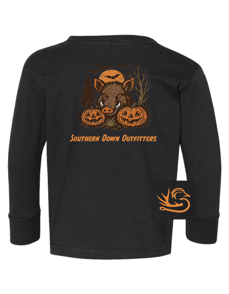 Spooky Hog Toddler LS Tee