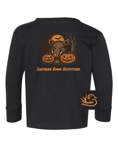 Spooky Hog Toddler LS Tee