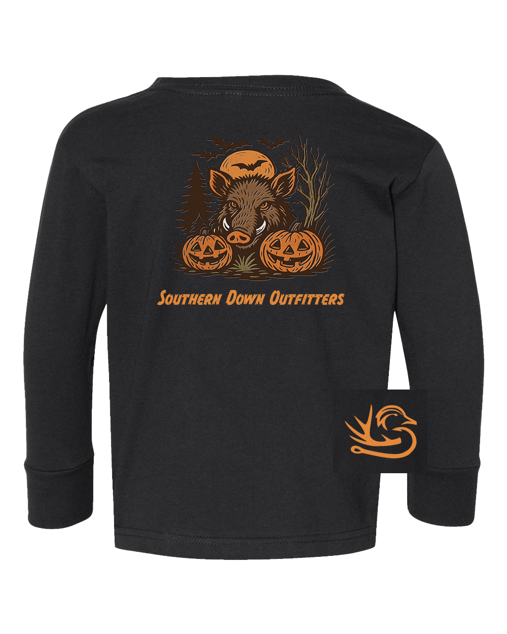 Spooky Hog Youth LS Tee