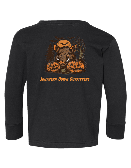 Spooky Hog Toddler LS Tee