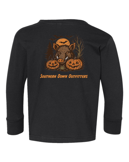 Spooky Hog Toddler LS Tee