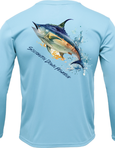 Blue Tuna Fishing Shirt