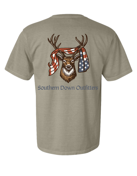 USA Deer Flag Tee