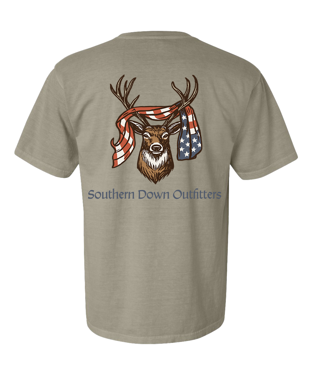 USA Deer Flag Tee