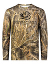 Long Sleeve SDO Logo Habitat Camo UPF Shirt