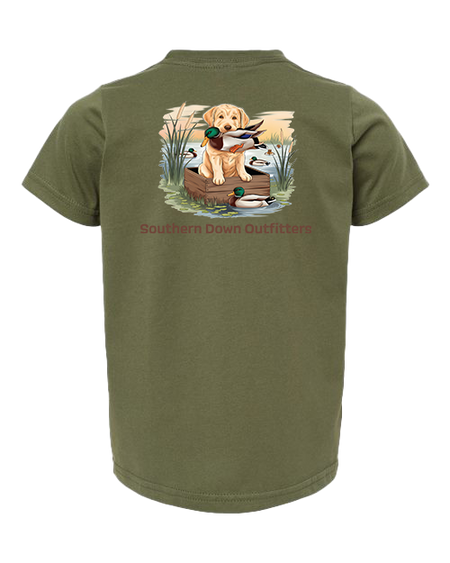 Yellow Lab Duck Toddler Tee