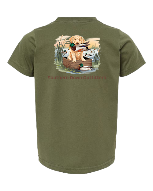 Yellow Lab Duck Toddler Tee