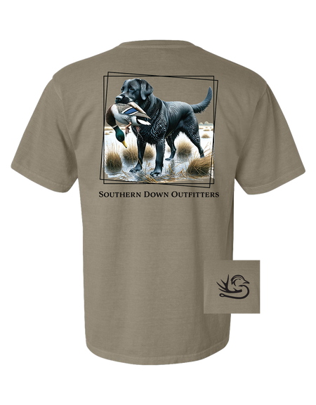 Black Lab Duck Tee