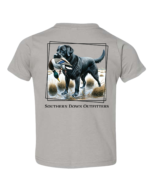 Black Lab Duck Toddler Tee