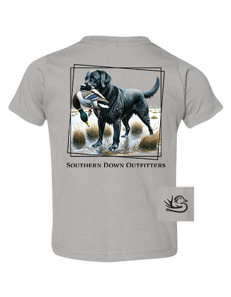 Black Lab Duck Toddler Tee