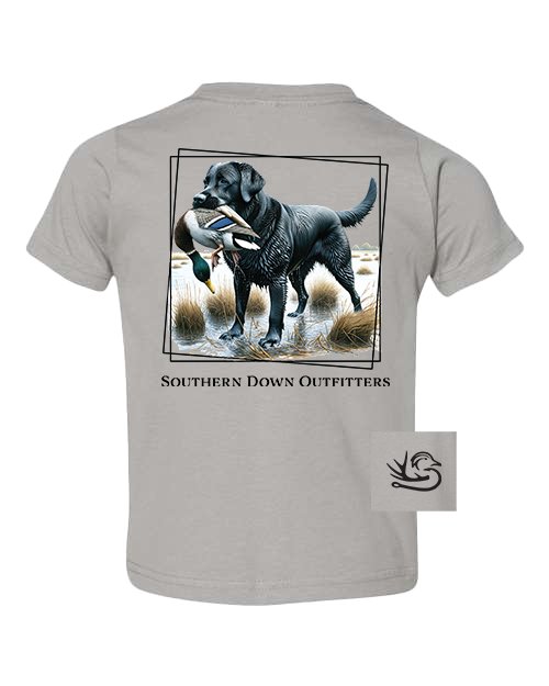 Black Lab Duck Toddler Tee