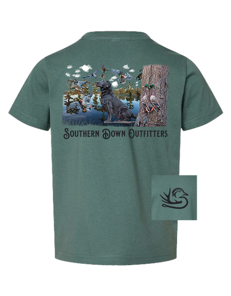 Black Lab Swamp Toddler Tee