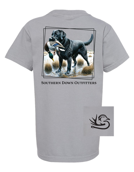 Black Lab Duck Youth Tee