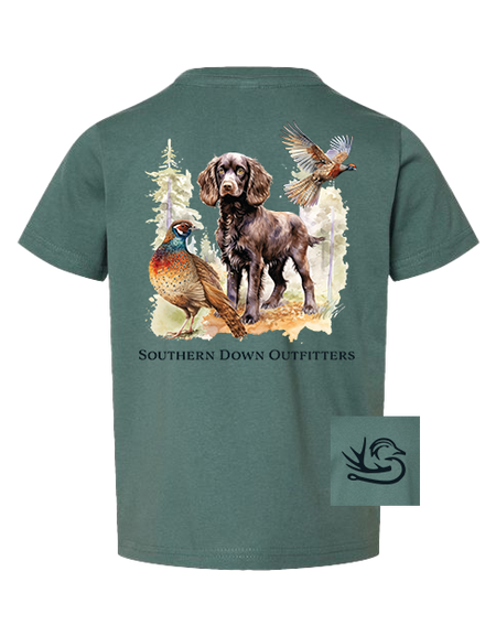 Pheasant Brittany Toddler Tee