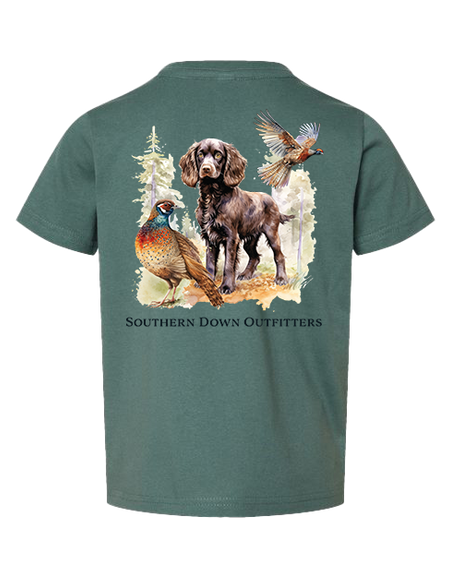 Pheasant Brittany Toddler Tee