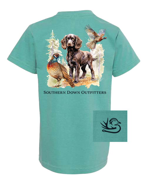 Pheasant Brittany Youth Tee