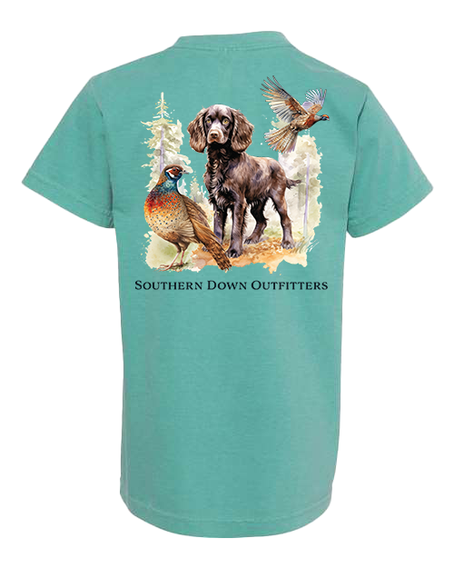 Pheasant Brittany Youth Tee