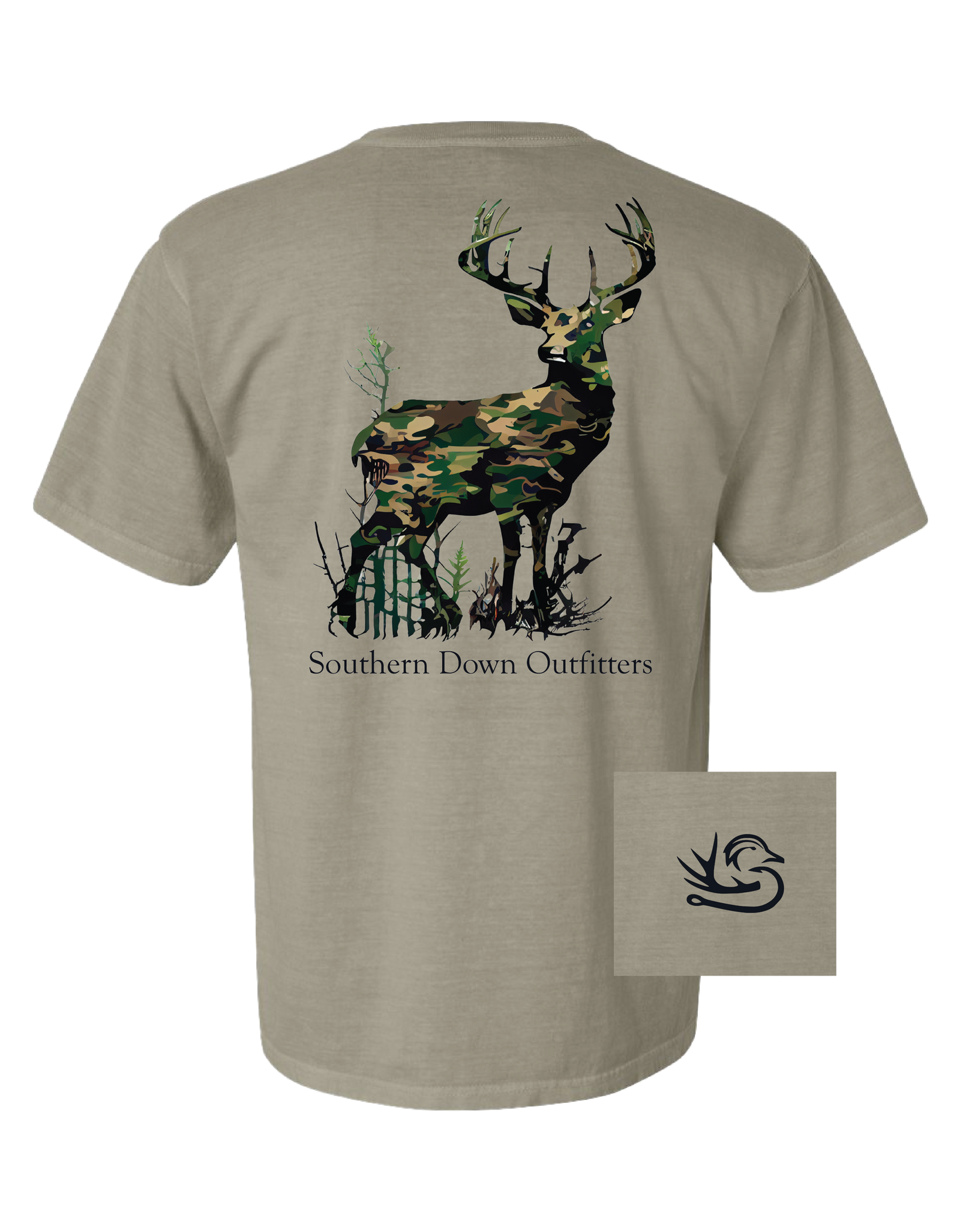 Camo Deer Tee