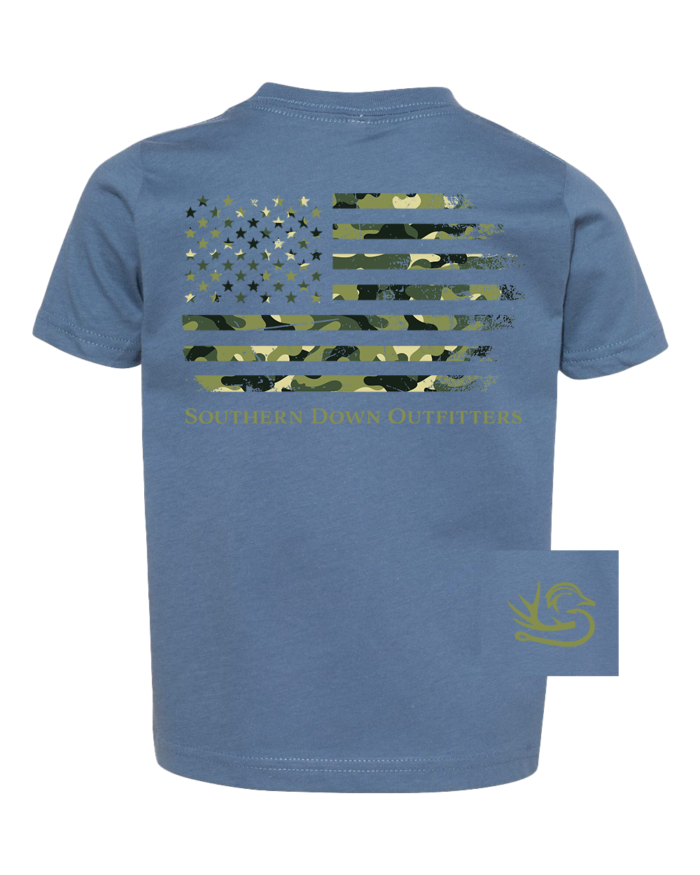 Camo Flag Toddler Tee