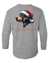 Christmas - Santa Dog Youth LS Tee